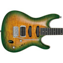 Guitarra Electrica Ibanez "SA" Natural Sombreado Verde
