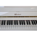 Piano Vertical Weber Premium de 121 centimetros Blanco Pulido, Color: Blanco, 2 image