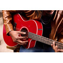 Guitarra Electrica Taylor electroacustica 214CE DLX Roja, Color: Rojo, Tipo de cuerdas: Acero, 4 image