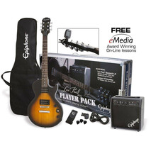 Paquete Guitarra Electrica  Color Sunburst Les Paul Epiphone