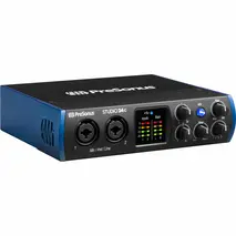 Interfaz de Audio 2 x 2  con 2 Preamps a 24/192