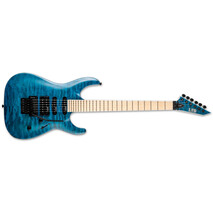 Guitarra Electrica LTD MH-203QM SEE THRU BLUE, 2 image