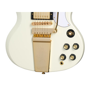 Guitarra Electrica Epiphone  Les Paul SG Custom With Classic White, 2 image