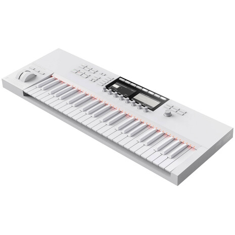 Controlador Native Instruments S49 MK2 Edición Retro, Color: Blanco, Numero de Teclas: 49