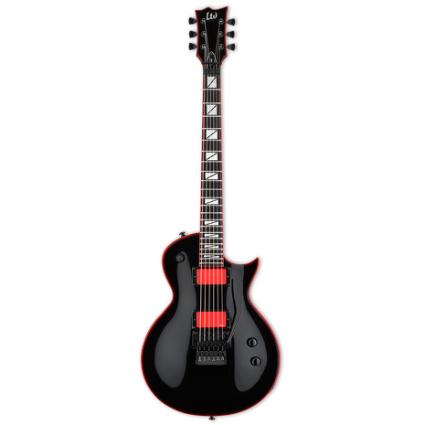 Guitarra Electrica LTD Gary Holt GH-600 con estuche, Color: Negro, Version: GH-600