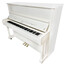 Piano Vertical Weber Premium de 121 centimetros Blanco Pulido