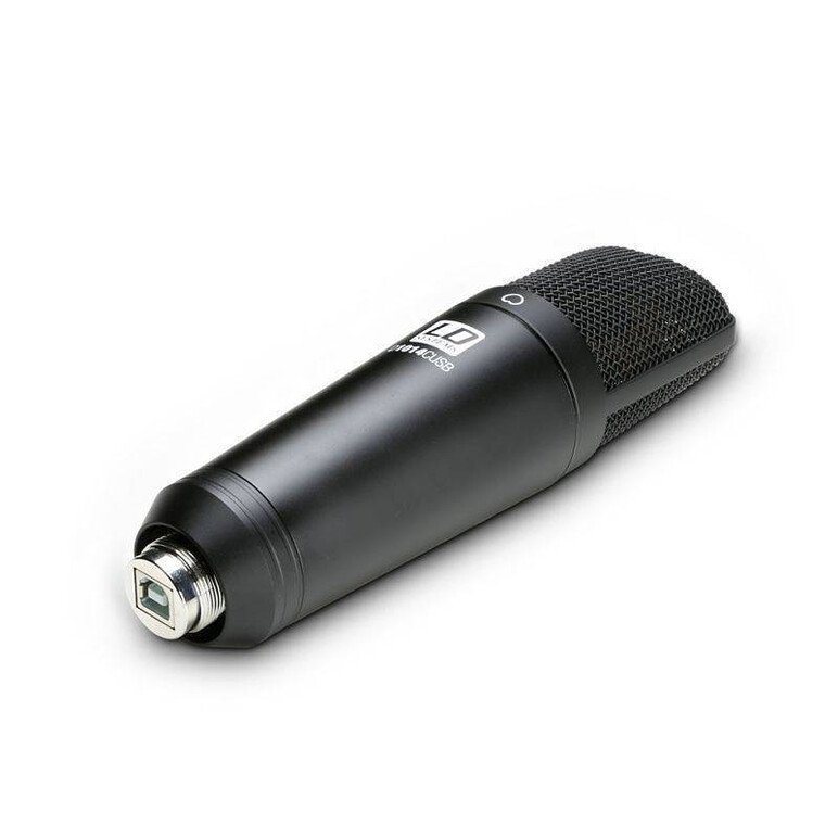 Micrófono de condensador USB para estudio Ld Systems D1014CUSB