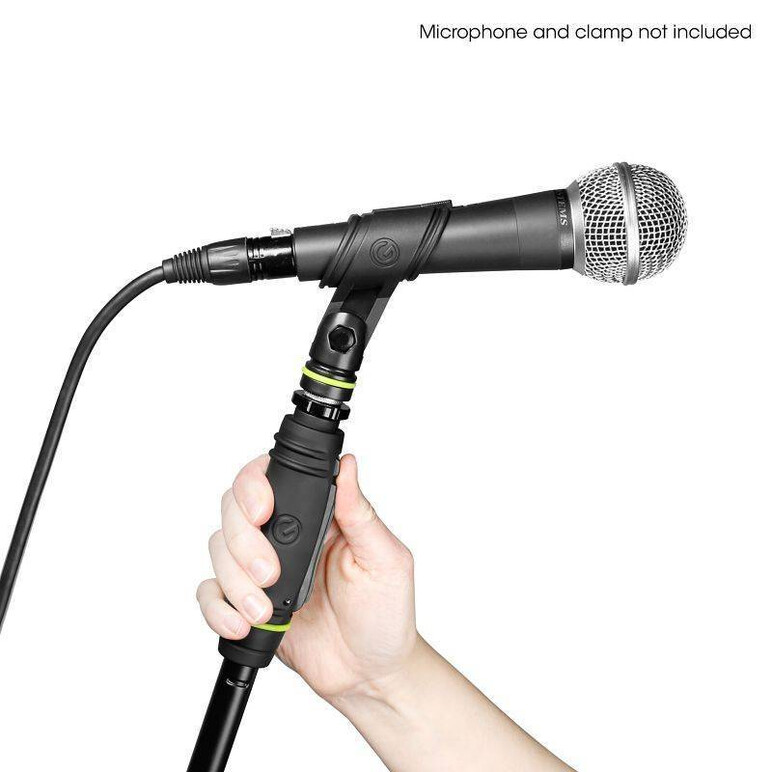 Atril de plato super reforzado para micrófono ajuste de altura con una sola mano Gravitiy