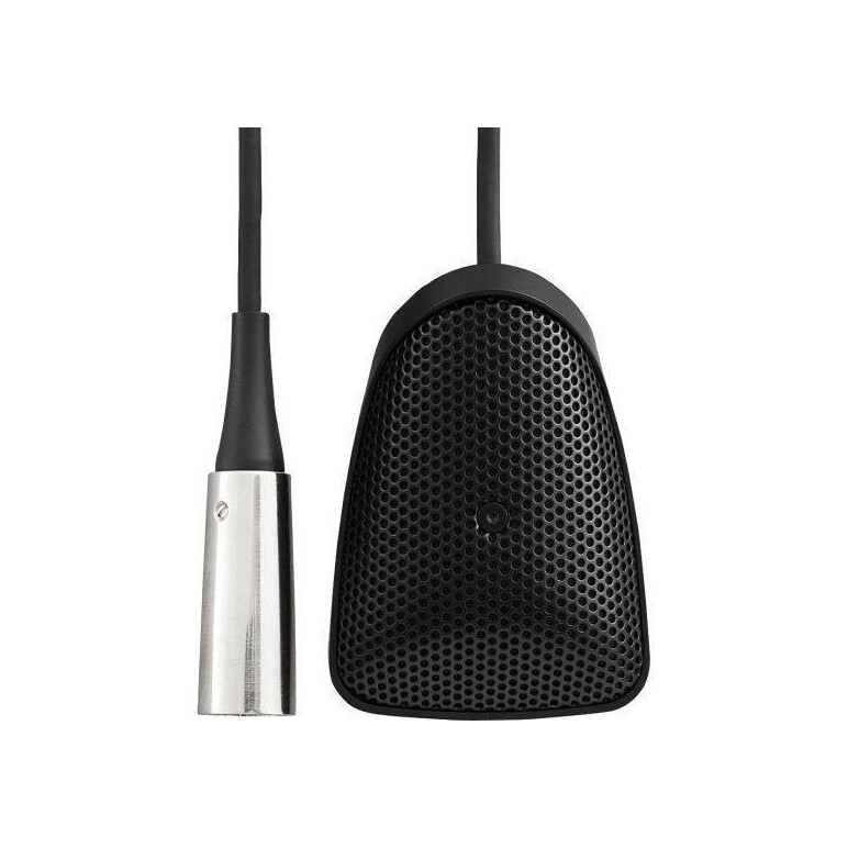 Microfono Shure de Mesa con cable de 3.6 mts, conector XLR, color Negro Omnidireccional