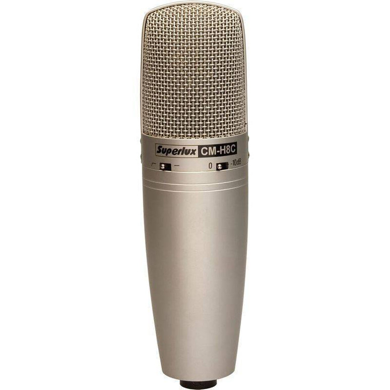 Microfono De Condensador Champange Gold de 3 Patrones  CM-H8C