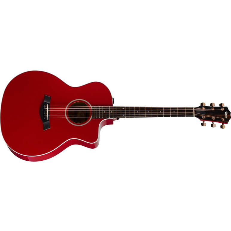 Guitarra Electrica Taylor electroacustica 214CE DLX Roja, Color: Rojo, Tipo de cuerdas: Acero, 2 image