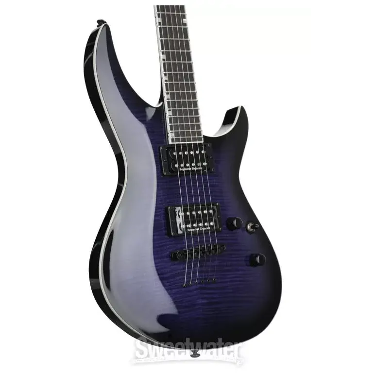 Guitarra Electrica LTD H3-1000 See Thru Purple Sunburst, 2 image