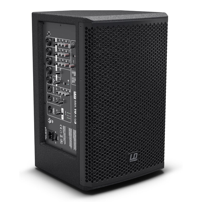 MIX 102 AG3 Sistema amplificado 10" con Mezcladora 7 CH Stereo 400+400W (bluetooth)