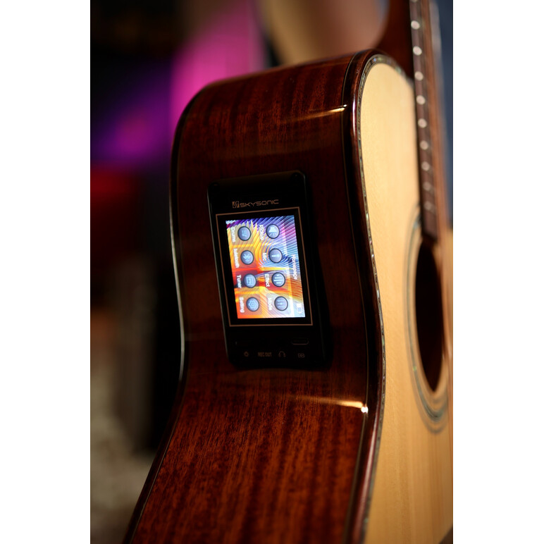 Guitarra Electroacustica Premium AM41 con pantalla táctil, Color: Natural, Version: Con recorte, 7 image
